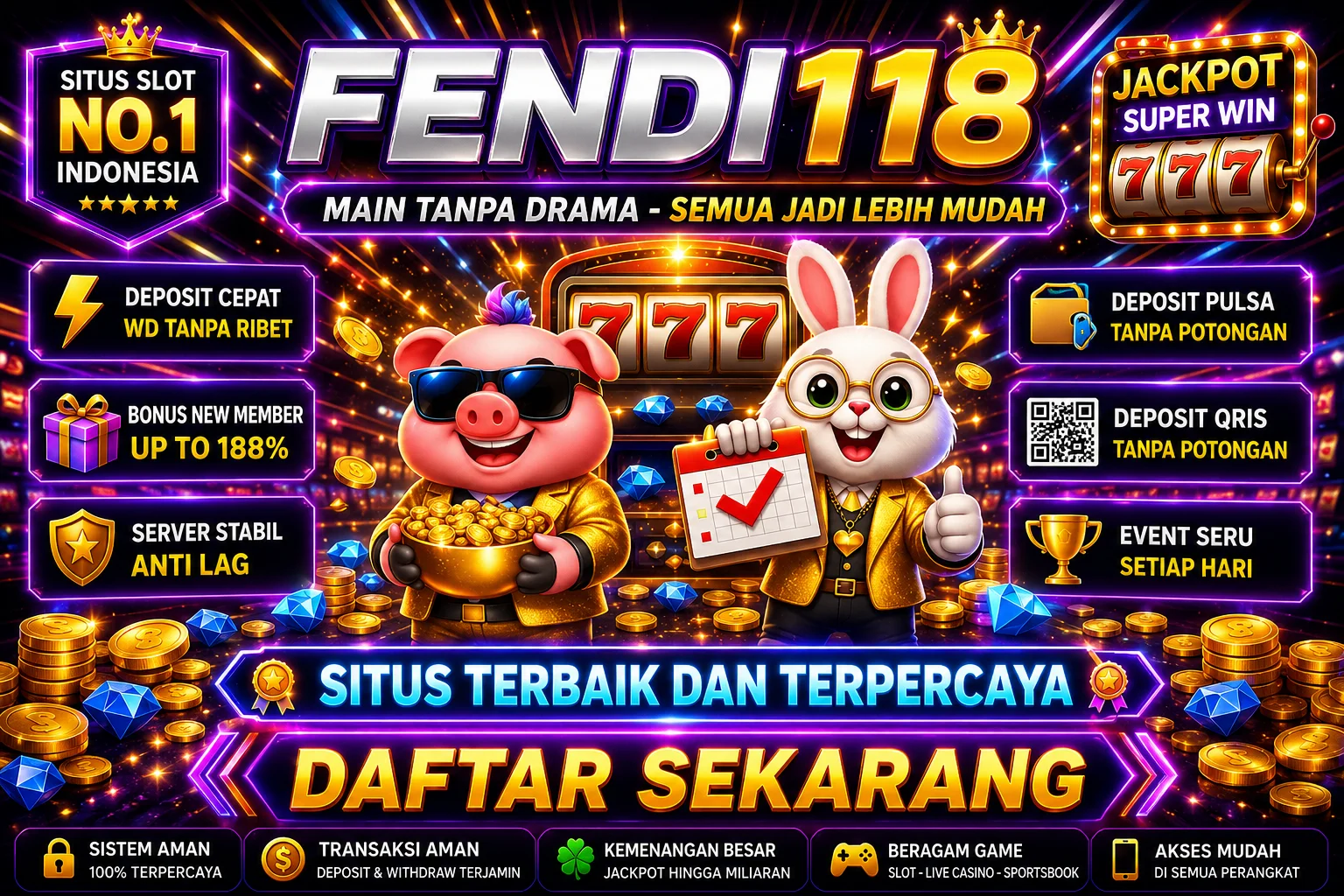 Galeri foto Fendi118 – Keunggulan Server Lokal Dengan Latensi Paling Rendah di Jakarta
